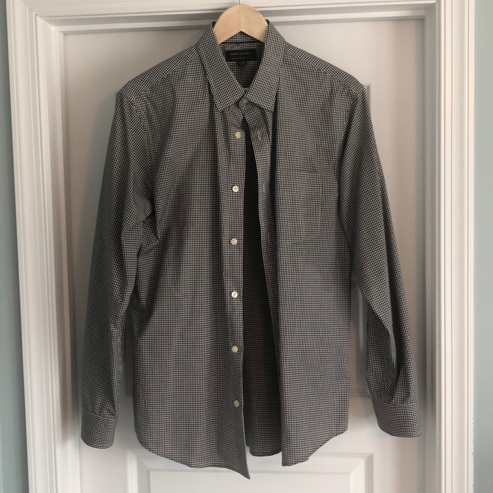 Banana Republic dress shirt white/black